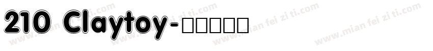 210 Claytoy字体转换